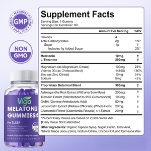 <span class=keywords><strong>Vigo</strong></span> OEM/ODM/OBM Melatonina Gomitas orgánicas Etiqueta privada Suplemento dietético Gomitas de melatonina veganas de excelente calidad - Product Image 2