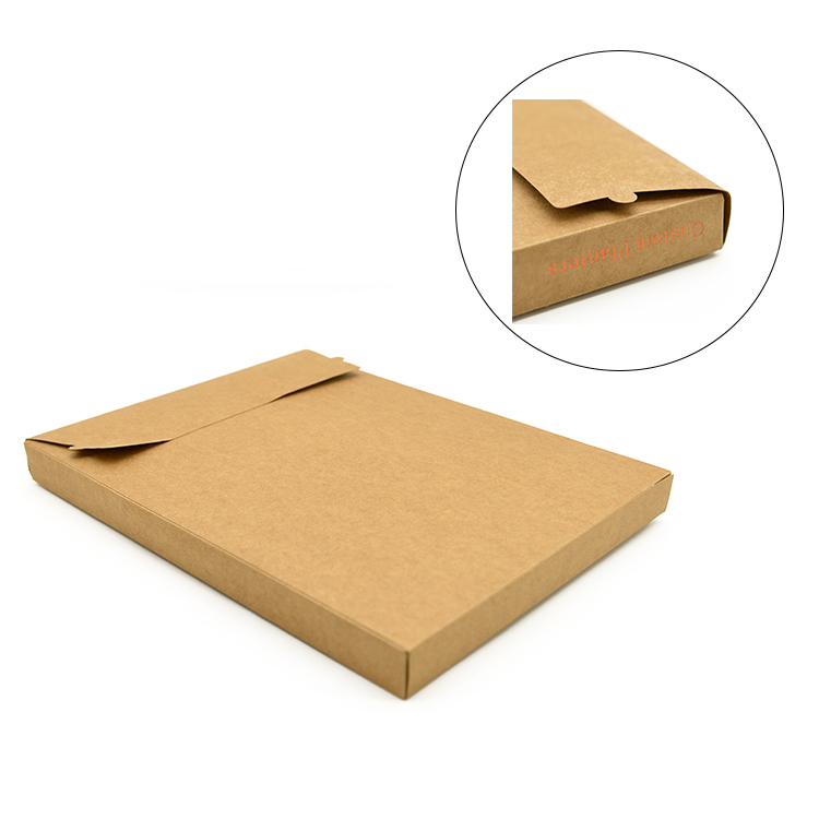 Custom Printed Recycle Kraft Self Seal A4 File Documents Pack Cardboard Wrap Book Packaging Box Wrap Mailer