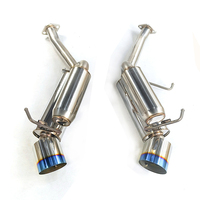 Tuyau d'échappement pour Nissan 350Z 03-09 Z33 V35 3.5 Système d'échappement Catback en acier inoxydable pour voiture