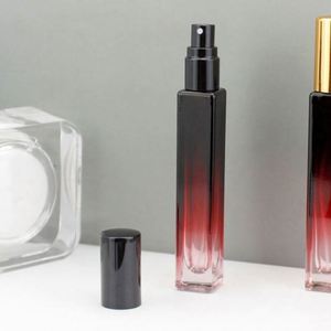 Tùy Chỉnh Sang Trọng 10Ml Du Lịch Vuông Nước Hoa Chai Thủy Tinh Rỗng Bơm Lại Với Sương Bơm Phun Và Tuyệt Vời Con Dấu - Product Image 5