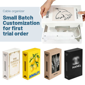 Boîte de rangement personnalisée en forme de livre pour routeur Wi-Fi, idées de rangement pour dissimuler les multiprises, solution de gestion des câbles de bureau - Product Image 2