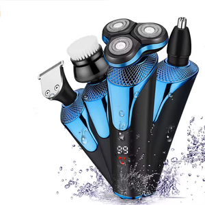 Afeitadora Eléctrica Rotativa Recargable Profesional a Prueba de Agua, Afeitadora de Triple Cuchilla IPX6 para Hombre, para Cara, Barba, Bikini y Cuerpo - Product Image 1