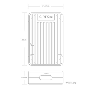 CUAV C-RTK 9P Localisateur GPS haute précision UBX ZED-F9P multi-constellations multi-fréquences Terminal mobile Station de base Guangdong - Product Image 4