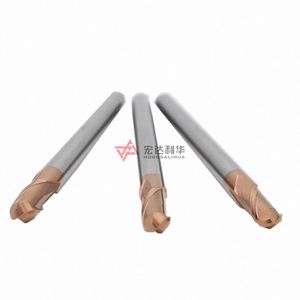 Fraise à queue en carbure de tungstène massif à 2, 3 ou 4 dents, fraise à défoncer, fraise à queue sphérique, Chine - Product Image 6