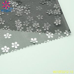 Diseño <span class=keywords><strong>de</strong></span> tela chapado en oro cinco pétalos pequeña flor <span class=keywords><strong>de</strong></span> punto hoja <span class=keywords><strong>de</strong></span> tul tela <span class=keywords><strong>de</strong></span> malla brillante tela <span class=keywords><strong>de</strong></span> malla ropa fiesta falda vestido - Product Image 3