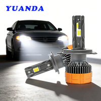 Phare LED tricolore haute puissance 180W avec télécommande, double tube en cuivre, non destructif, pour véhicules tout-terrain, 12V 6000K 20000 Lumens