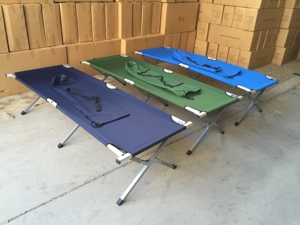 하이 퀄리티 휴대용 알루미늄 및 금속 접이식 침대 들것 침대 접이식 캠핑 침대 - Product Image 3