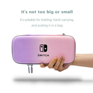 Nintendo <b>Switch</b> Carrying <b>Case</b> Gradient Color Hard Shell Protective Bag For Nintendo <b>Switch</b> Console With Storage Compartments - Product Image 5