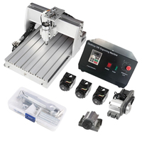 CNC graveur Machine 4 axes 3040 Mini CNC routeur Machine 800W bureau bois gravure Machine pour bois acrylique laiton aluminium bricolage