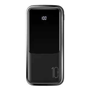 USAMS Novo Produto LED Bancos de Potência Portátil Powerbank Carregamento rápido 10000mAh Carregador Móvel Power Bank