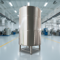 Cuve de Fermentation Conique Industrielle Tonsen 3000L-8000L en SUS304 à Double Zone avec Enveloppe à Cavités, PLC, Bras de Racking, CIP, Certifiée CE PED