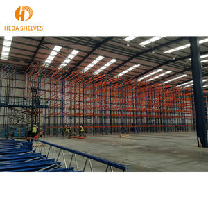 Estantes Unidades de estanterías de acero de alta resistencia Estantes de hierro de metal industrial Almacenamiento de almacén Estantería de paletas de recubrimiento en polvo - Product Image 3