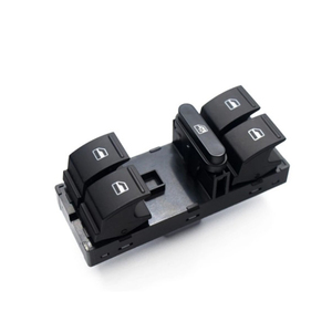 Interruptor de <span class=keywords><strong>Elevalunas</strong></span> Eléctrico Power Master, Plástico ABS Negro, 12V, para Volkswagen Jetta Mk5, <span class=keywords><strong>Golf</strong></span> 5, <span class=keywords><strong>6</strong></span>, B6, CC, Caddy, Touran, 1K4959857B - Product Image 1