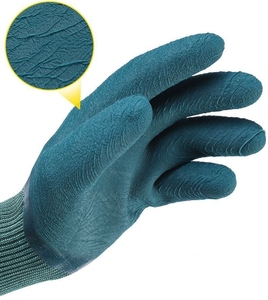 Gants <span class=keywords><strong>de</strong></span> travail industriels en nylon tricoté anti-usure, gants <span class=keywords><strong>de</strong></span> sécurité en mousse <span class=keywords><strong>de</strong></span> caoutchouc Tire King, protection du travail antidérapante - Product Image 2