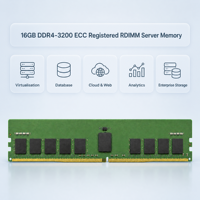 Mémoire serveur M393A2K40EB3-CWE 16 Go DDR4 3200 ECC RDIMM PC4-25600R Single Rank pour Farm de serveurs, Fourniture OEM