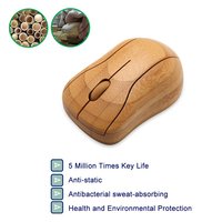 Ensemble cadeau de souris sans fil USB mini en bois, souris optique silencieuse rechargeable pour ordinateur portable, souris en bambou faite à la main, Stock X801mous