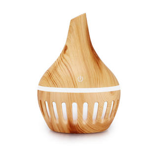 Wood Grain Humidifier USB Rechargeable Home Office Desktop Cool Mist Diffuser 0.5L Capacity - Product Image 4
