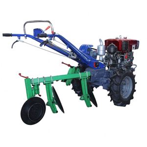 Hot Sale 12HP <b>Walking</b> Tractor 2WD Farm Equipment Hand-Guided Disc Plow with Gear & Engine Agricultural <b>Machinery</b> - Product Image 1