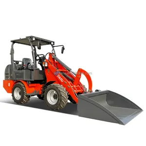 Nhà Máy Giá DAOU 1000Kg 1ton Nhỏ Electric Wheel Loader Battery Operated Mini Loader Với AC/DC Hệ Thống