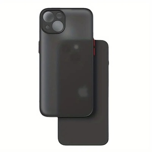 เคสโทรศัพท์กันกระแทก TPU+PC  แบบด้าน  วัสดุซิลิโคน  สำหรับ iPhone 16 13 14, 15, 17 Pro Max Air 11  ผิวสัมผัสนุ่มแบบด้าน - Product Image 1