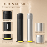Mini diffuseur d'arômes intelligent sans fil électrique portable 120 ml sans eau pour la maison, l'hôtel et l'usage domestique