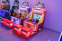Machine de jeu d'arcade de tir 3D à monnayeur pour 2 joueurs, version anglaise, 220V, garantie 12 mois, pour enfants - Offre Spéciale
