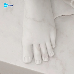 ประติมากรรมหินอ่อนแห่งดนตรีและแรงบันดาลใจ พระราชวังแห่งศิลปะ ประติมากรรมเชิงอุปมา สำหรับขาย รับสั่งทำรูปปั้นหญิงสาวจากหินอ่อน - Product Image 6