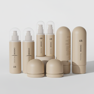 Choebe 60ml 200ml 300ml Matte Pump Lotion Shampoo Spray Bottle Cosmetic Jars Skin Care Set Packaging