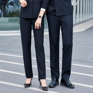 <span class=keywords><strong>Pantaloni</strong></span> da Completo Uomo/<span class=keywords><strong>Donna</strong></span> Primaverili/Autunnali Nuovi, a Gamba Dritta, Antipiega, Slim Fit, a Vita Alta, Casual ed Eleganti - Product Image 3