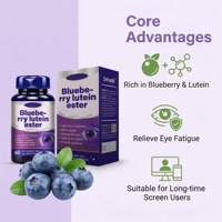 Tablet Lutein Ester Blueberry OEM/ODM untuk Perlindungan Penglihatan Sehari-hari, Mencegah Miopia, Meredakan Mata Kering & Kelelahan Mata, Meningkatkan Kesehatan Mata