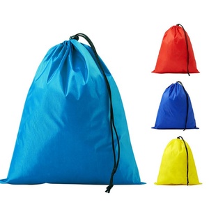 Factory Oem <b>Drawstring</b> <b>Backpack</b> Zipper Pocket Light Bagpack Casual Sports Fitness Bag Polyester Waterproof Bag <b>Drawstring</b> Bag - Product Image 1