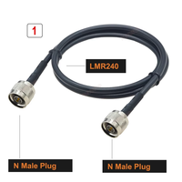 Adaptateurs RF de type N LMR-240 50-4, prise mâle, prise femelle, 50 ohms, cordon d'extension coaxial, DC-6GHz, 335V