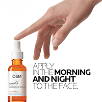 Sérum Visage Anti-Âge Éclaircissant et Illuminateur OEM à la Vitamine C, E, Acide Hyaluronique et Acide Salicylique