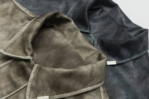 Veste décontractée pour homme en PU imperméable, col montant, fermeture éclair intégrale, <span class=keywords><strong>style</strong></span> streetwear, grandes tailles, coupe ample et décontractée, 6XL 7XL - Product Image 6