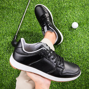 Özel kaymaz deri erkek spor ayakkabı su geçirmez retro <span class=keywords><strong>golf</strong></span> ayakkabısı bayanlar <span class=keywords><strong>Golf</strong></span> ayakkabıları adam - Product Image 3