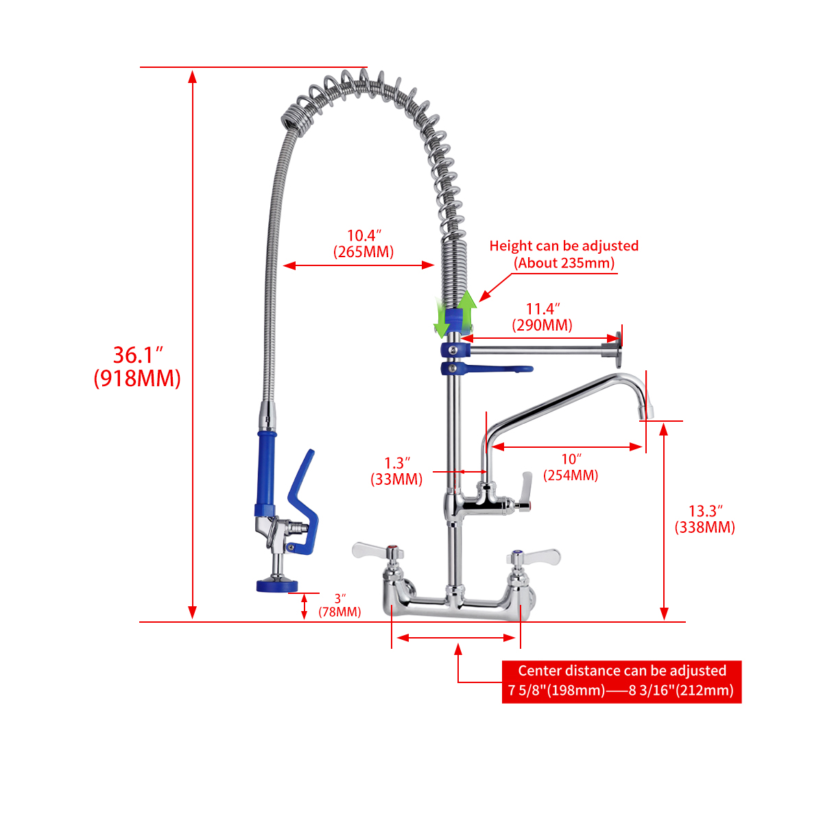 S803-B(With Additional Faucet)