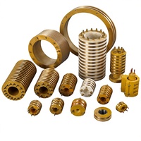 Anillo Colector de 5 Vías XTC de Alta Potencia, Anillo Conductivo Deslizante con Montaje por Orificio, 80-100 kW, Juego Completo para Calentamiento Electromagnético Reforzado
