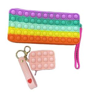 Stylish Fidgets Popper Pencil case School Stress Relief Bag <b>Pops</b> Bubbles Fidgets Toy Pencil case Pencil Box for Kids - Product Image 5