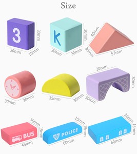 108 pcs Macaron khối xây dựng trẻ em bằng gỗ đồ chơi khác Toddler trẻ em Đồ chơi giáo dục thân thiện với môi khối xây dựng - Product Image 4