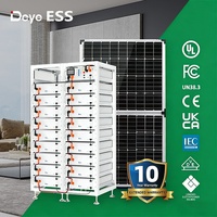 Batterie au lithium polymère Deye Rack Server 51,2 V 5 kWh 10 kWh 15 kWh, stockage d'énergie haute tension, pack de batteries lithium-ion Lifepo4