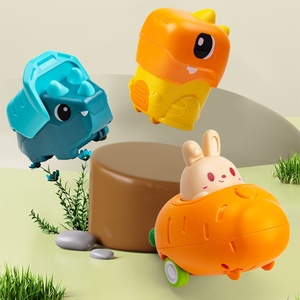 Macchinina Giocattolo in Plastica a Inerzia con Dinosauri, Ravanelli, Banane e Aeroplani - Product Image 4