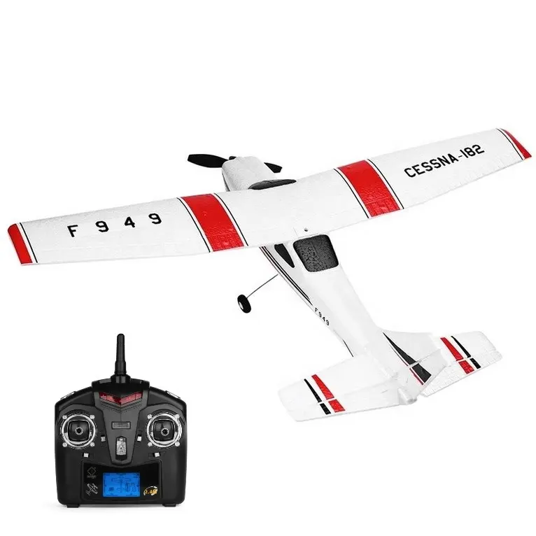 2020 neueste Wltoys F949 2,4 GHz 3CH Cessna-182 Wltoys EEP Flugzeug Radio Flugzeug Fliegende Flugzeug Spielzeug für Kinder Geschenke