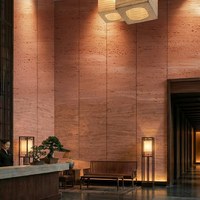 Revêtement mural flexible en pierre ultra-mince et légère Roman Red Kiln-Change Travertine MCM pour murs extérieurs et intérieurs