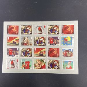 Timbres-poste autocollants <span class=keywords><strong>de</strong></span> première classe du Royaume-Uni, timbres-poste personnalisés du Royaume-Uni, timbres-poste numérotés UV pour le Royaume-Uni - Product Image 1