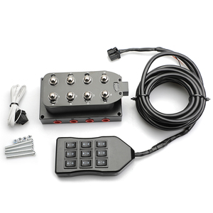 9 interrupteur boîte cordon filaire télécommande Air Ride <span class=keywords><strong>Suspension</strong></span> interrupteur à bascule avec 1/4 "VU4 électrovanne unité Air <span class=keywords><strong>Suspension</strong></span> - Product Image 3