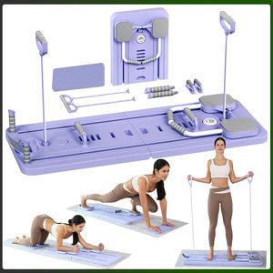 Planche d'exercice multifonctionnelle, machine de ski, planche non abdominale avec support pour téléphone, planche à pompes pour salle de sport à domicile - Product Image 2