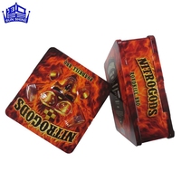 Slim Rectangular CD Tin Box para música y software de embalaje