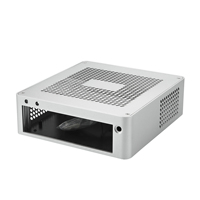 RGeek OEM TA65 TA80 Estuches de aluminio Sin ventilador Computadora PC Chasis USB 3,0 HTPC Mini ITX Estuche, personalización de soporte