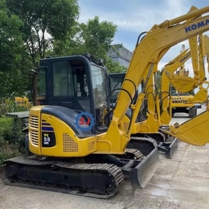 รถขุดขนาดเล็กมือสอง โคมัตสึ PC55 เครื่องจักรก่อสร้าง อุปกรณ์วิศวกรรม โคมัตสึ PC55 60 70 รถขุด - Product Image 6