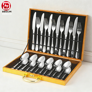 <span class=keywords><strong>Ensemble</strong></span> de 24 cuillères de luxe, couverts en acier inoxydable, <span class=keywords><strong>ensemble</strong></span> de cuillères <span class=keywords><strong>et</strong></span> fourchettes haut de gamme, couverts de haute qualité, ensembles de couverts en acier inoxydable - Product Image 4